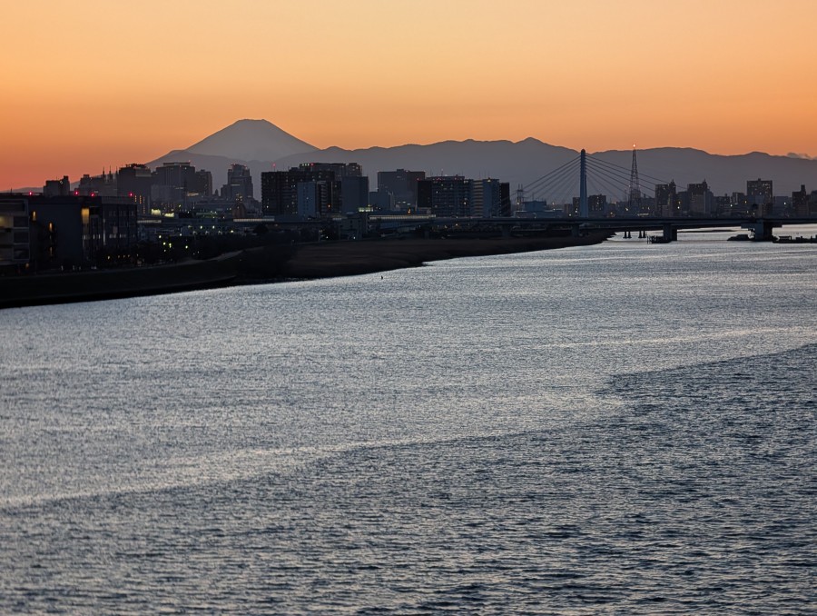 スカイブリッジからの夕景
